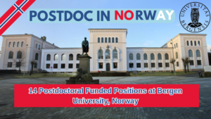 Read more about the article 14 Postdoctoral Funded Positions at Bergen University, Norway