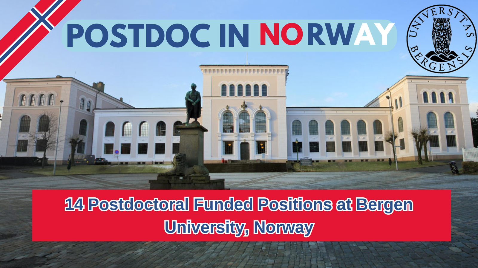 You are currently viewing 14 Postdoctoral Funded Positions at Bergen University, Norway