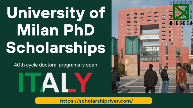 university of milan phd scholarships