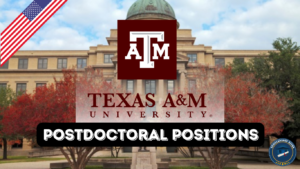 Read more about the article 14 PostDoctoral Positions at Texas A&M University US